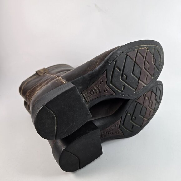 Ariat ATS Womens Western Boots Size 7.5 B Leather Cowboy Riding Classic - Picture 13 of 16